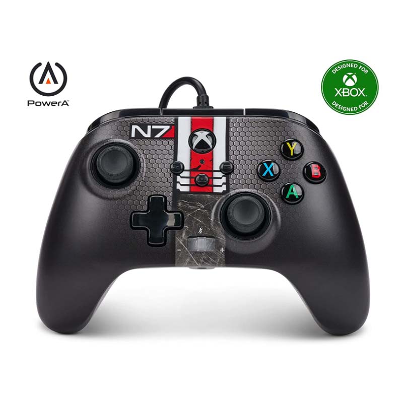 PowerA Enhanced Wired Controller for Xbox Series X|S - Mass Effect N7